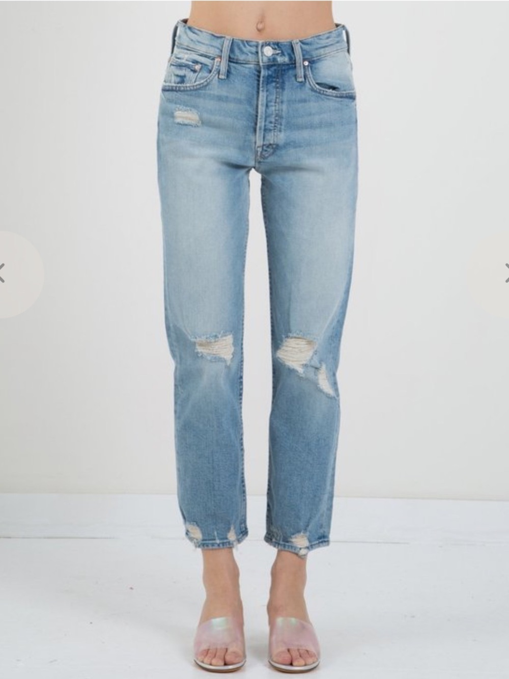 Mother Superior the Tomcat the confession light wash denim jeans size 32